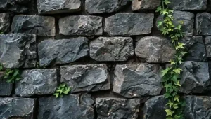 Natursteinmauer
